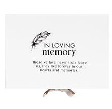 Load image into Gallery viewer, Sympathy In Loving Memory Keepsake Box
