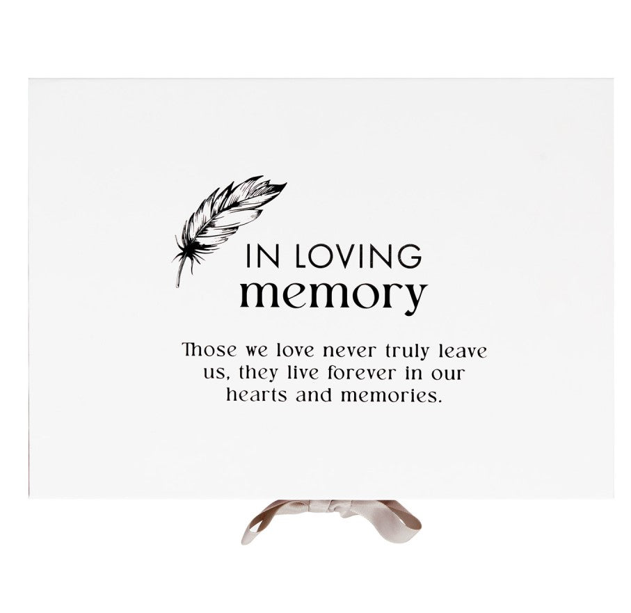 Sympathy In Loving Memory Keepsake Box