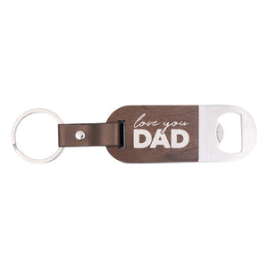 Fathers Day Love Bottle Opener Keyring 