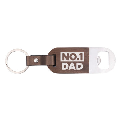 Fathers Day No.1 Bottle Opener Keyring 