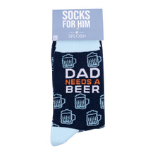 Load image into Gallery viewer, Fathers Day Beer Socks 
