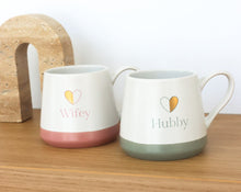 Load image into Gallery viewer, Wedding Mug - Wifey &amp; Hubby
