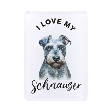 Pet Lover Magnet- Schnauzer 