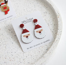 Load image into Gallery viewer, Christmas Santa Earrings 
