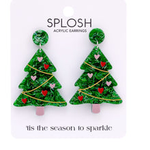 Load image into Gallery viewer, Christmas Tree Earrings 
