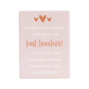 Teacher Gratitude Ceramic Magnet