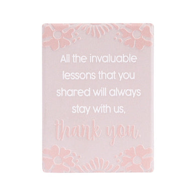 Teacher Thank You Ceramic Magnet