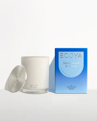 Ecoya Sandalwood & Amber Candle Madison 