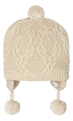 Fantasy Oatmeal Organic Earmuff Beanie [siz:xs]