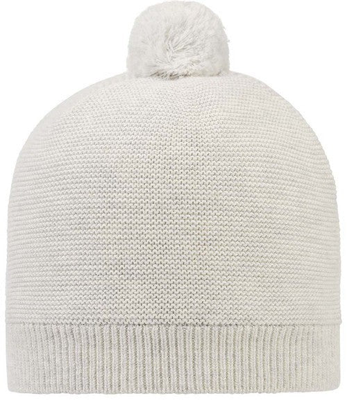 Organic Beanie Love/pebble [siz:xxs]