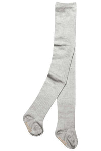 Organic Footed Tights - Dreamtime Ash [siz:6-12 Months]