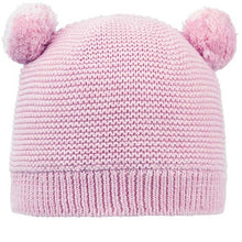 Load image into Gallery viewer, Organic Beanie Snowy/lavender [siz:xs]
