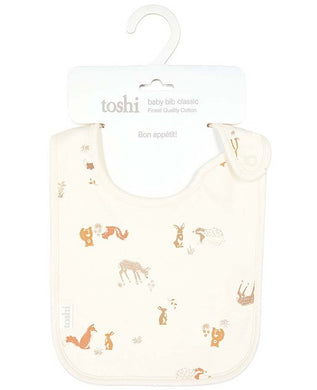 Baby Bib Classic - Enchanted Forest Feather