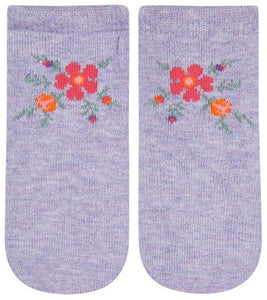Organic Socks Ankle Jacquard Louisa [siz:6-12 Months]