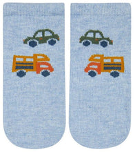 Load image into Gallery viewer, Organic Socks Ankle Jacquard Road Trip [siz:6-12 Months]
