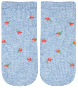 Organic Socks Ankle Jacquard Skyla [siz:0-6m]