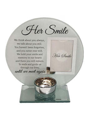 Glass Photo Frame-her Smile