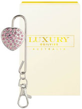 Load image into Gallery viewer, Bag Key Hanger  - Heart- Pink
