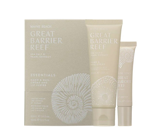 Great Barrier Reef Sea Salt Collection- Hand & Nail Cream & Lip Lustre 