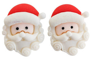 Earrings - Santa Head