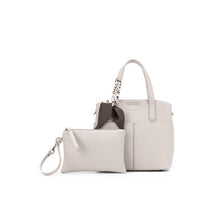 Load image into Gallery viewer, Amelie Oatmeal 2 Peice Top Handle Bag 
