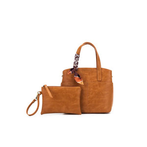 Amelie Tan 2 Piece Bag Set 