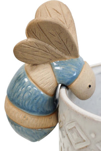 Pot Sitter Blue Bee