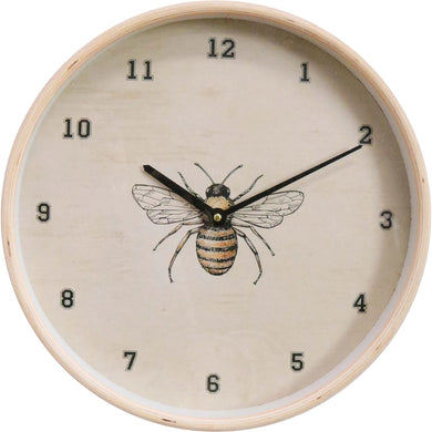 Clock - Bee Glass 40cm