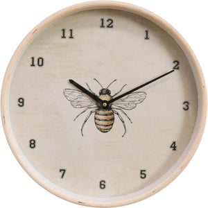 Clock - Bee Glass 40cm