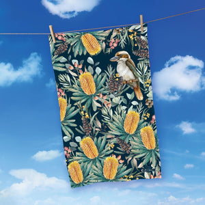 Cotton Tea Towel - Banksia Bush Guardian