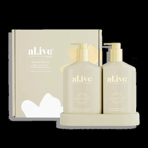 Al.ive Hand & Body Wash & Lotion Duo- Golen Wattle & Citrus 