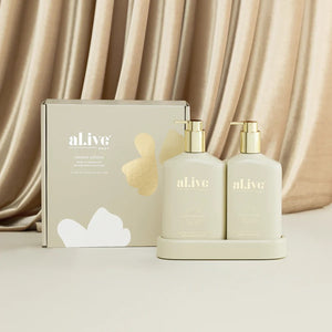 Al.ive Hand & Body Wash & Lotion Duo- Golen Wattle & Citrus 