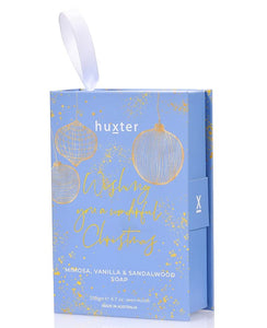 Soap Book Hanging - Blue Xmas Baubles 