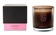 Load image into Gallery viewer, Scarlet &amp; Grace Candle Champagne &amp; Strawberries 380g
