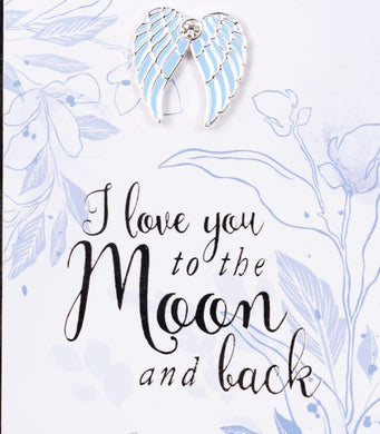 You Are An Angle- Moon & Back Pin 