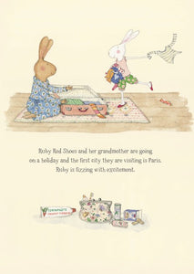 Ruby Red Shoes Goes To Paris Book