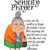 Card - Senile Prayer Woman