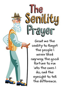 Card - Senile Prayer Male (spirit)