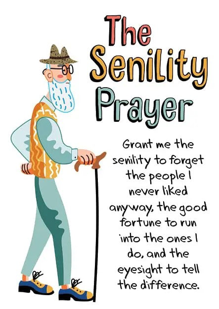 Card - Senile Prayer Male (spirit)