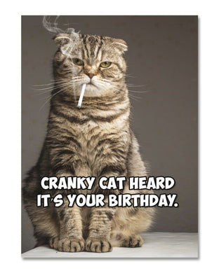 Card - Cranky Cat