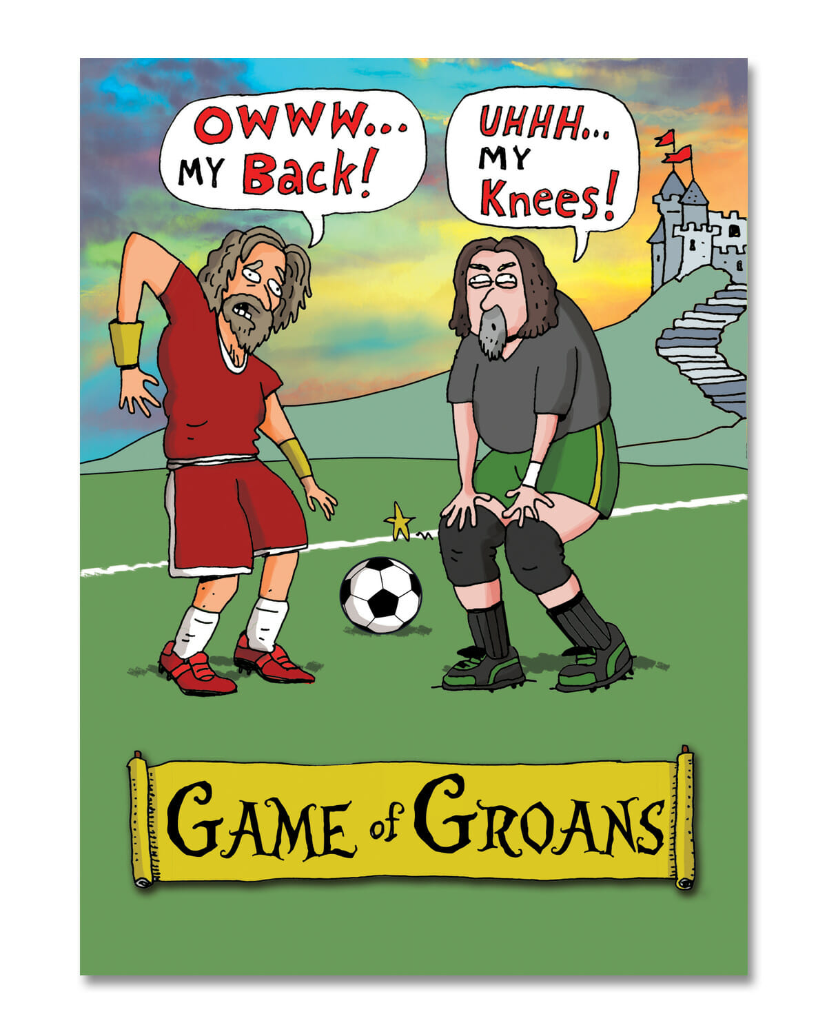 Card - Game Of Groans (spirit Humour)