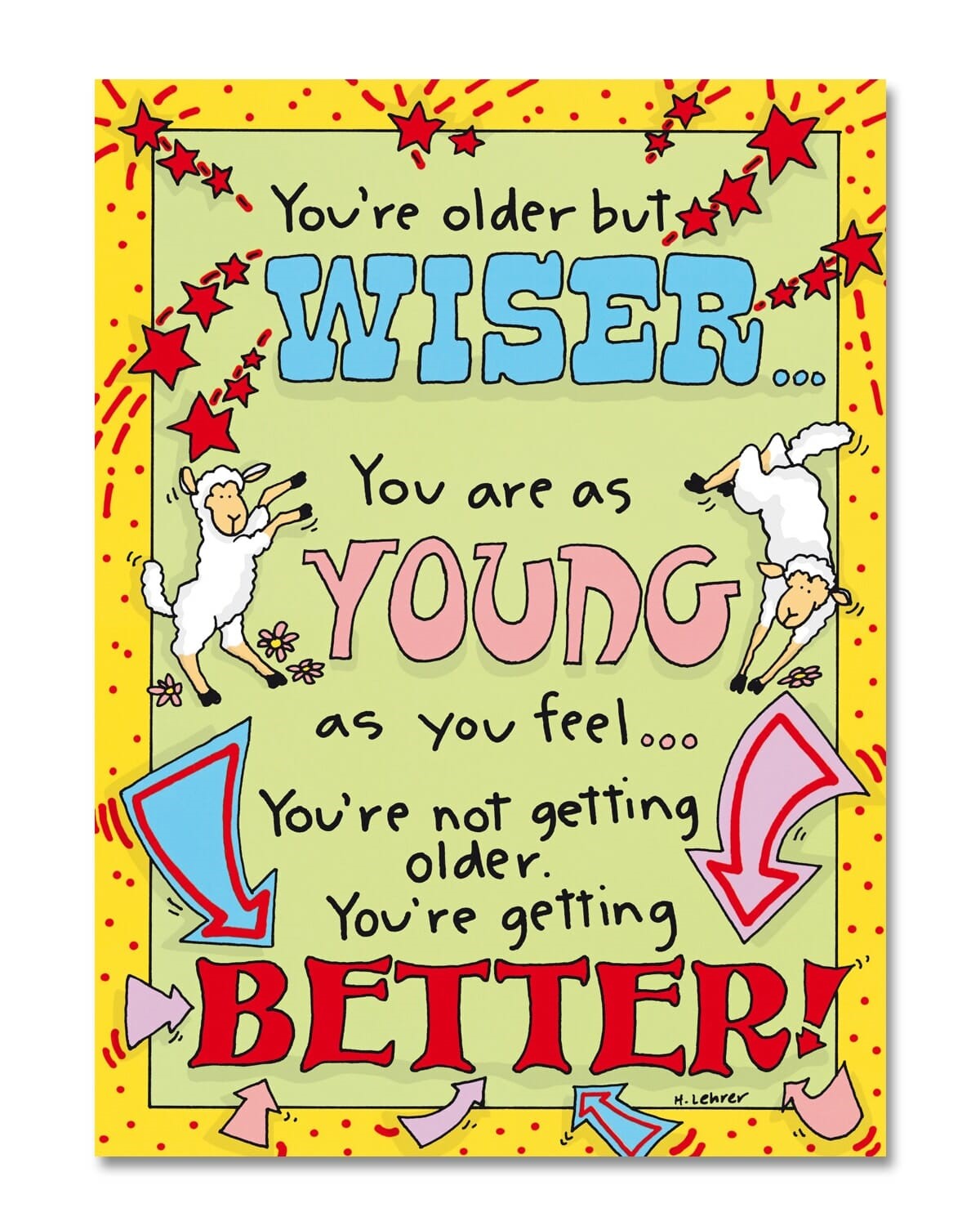 Card - Older But Wiser (spirit Humour)