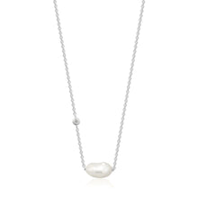 Load image into Gallery viewer, Pearl Necklace-silver
