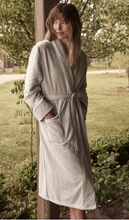 Load image into Gallery viewer, Gingerlilly Luxury Plush Robe Grey  LENORE Size S
