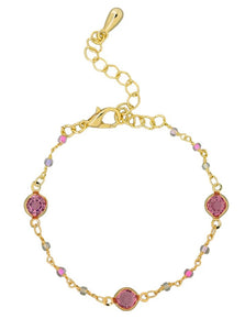 Pink Crystal Kate Bracelet - Tiger Tree