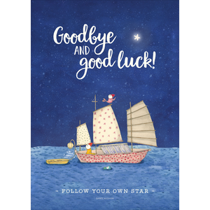 Twigseeds Follow Your Own Star Jumbo Farewell Card