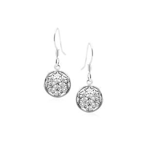 Flower Of Life Sterling Silver Earrings