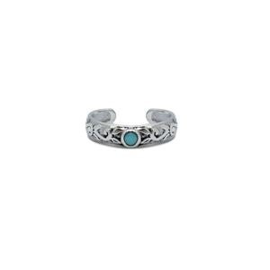 Turquoise Sterling Silver Toe Ring