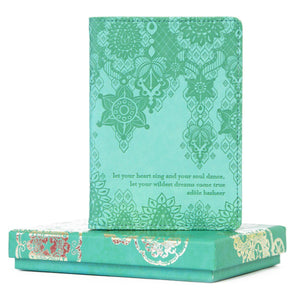 Tahitian Turquoise Passport Wallet