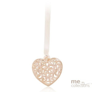 Wedding Charm - Small Heart Pendant Rose Gold